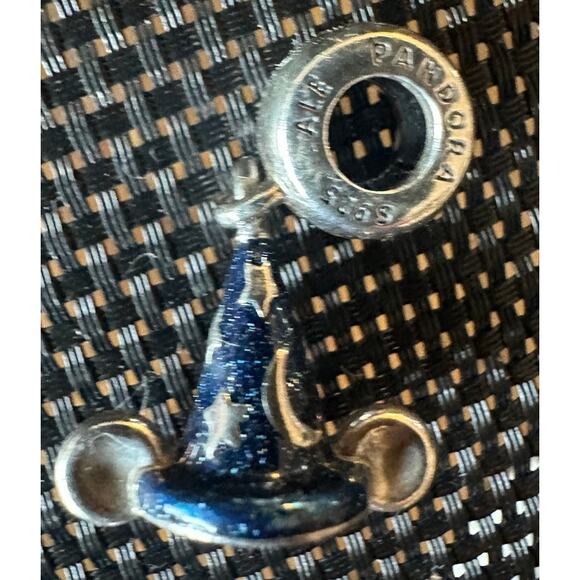 Disney Parks Exclusive Pandora Charm: Mickey Fantasia's Sorcerer Hat, GUC - Picture 1 of 2
